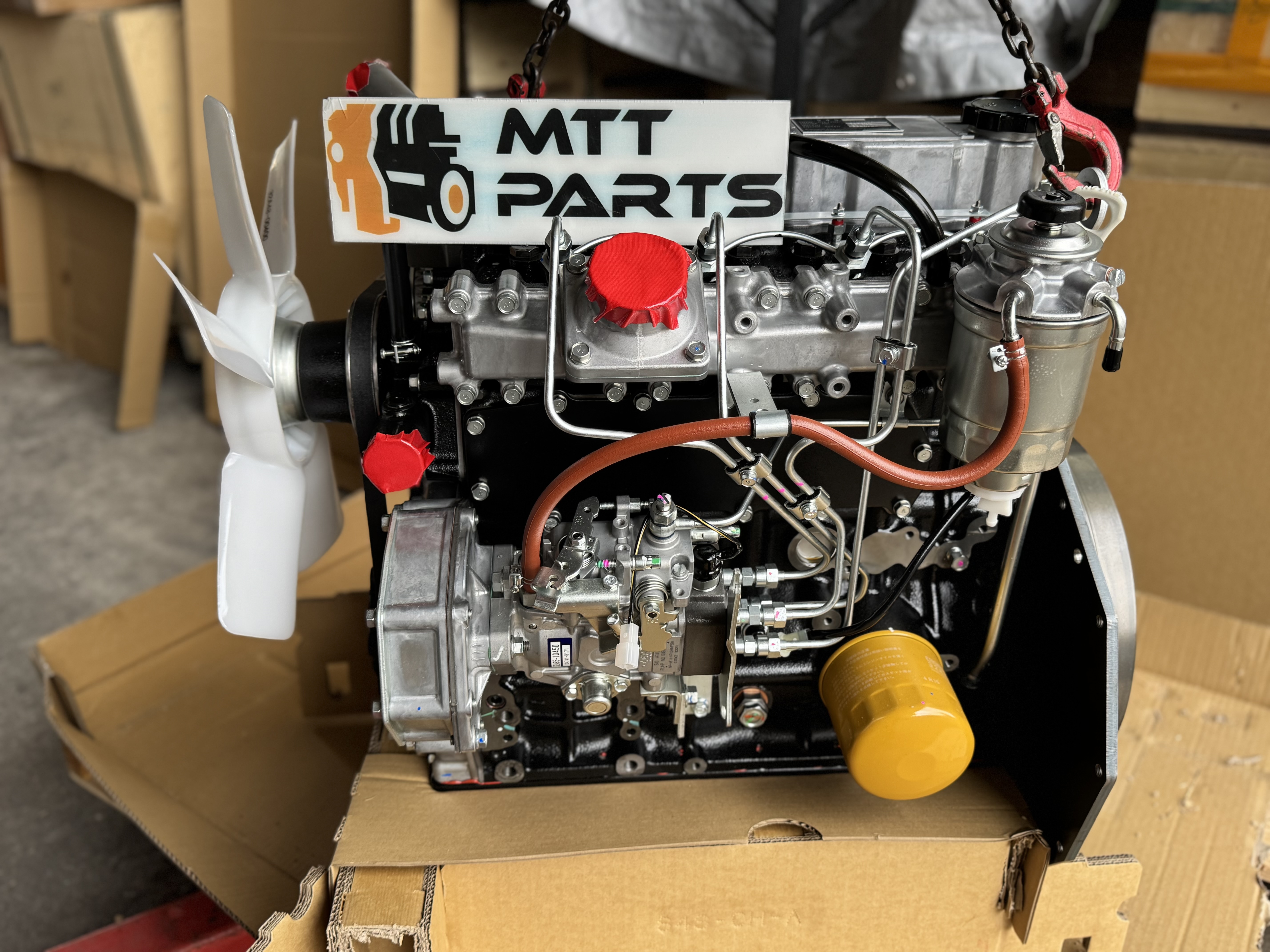 10 сосема нови мотори на Mitsubishi S4S доставени до купувачот